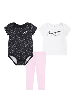 Ensemble 3 pièces Swoosh - Rose et blanc - Nike