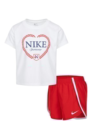 T-shirt et short Game - Rouge et blanc - Nike