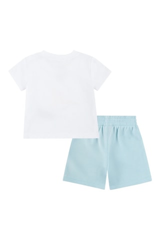 T-shirt et short - Blanc et ciel - Jordan