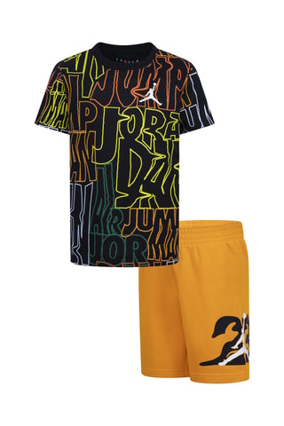 T-shirt et short Fuel Up - Orange et noir - Jordan 