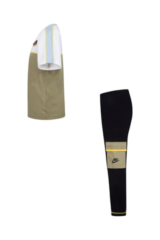 T-shirt et pantalon NKB B NSW Reimagine - Kaki et noir - Nike