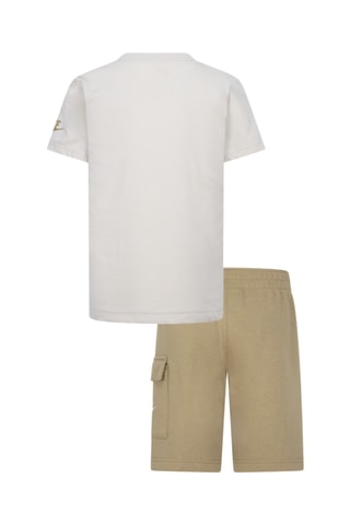 T-shirt et short cargo - Beige