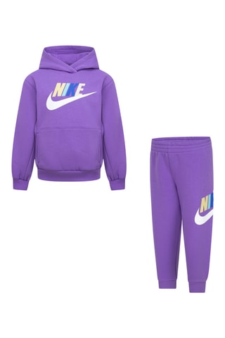 Sweat à capuche et pantalon polaires - Violet
