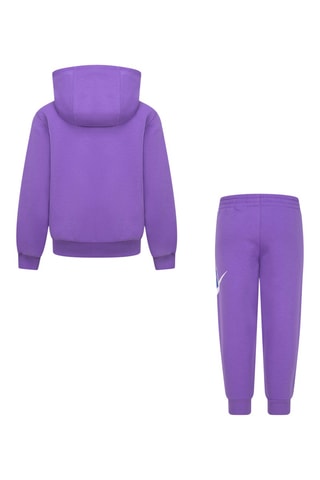 Sweat à capuche et pantalon polaires - Violet