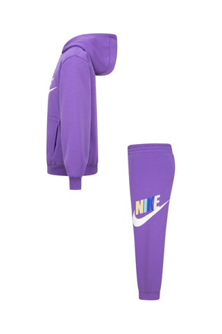 Sweat à capuche et pantalon polaires - Violet