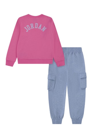Sweat et legging - Bleu gris et rose