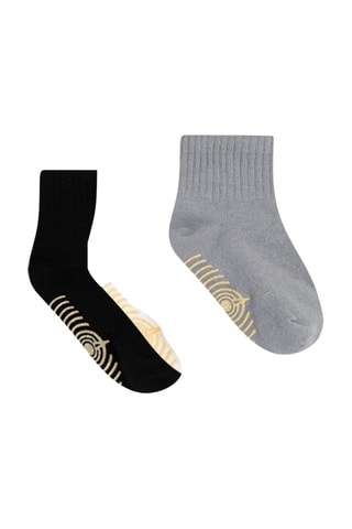 3 paires de chaussettes - Noir, blanc et gris foncé