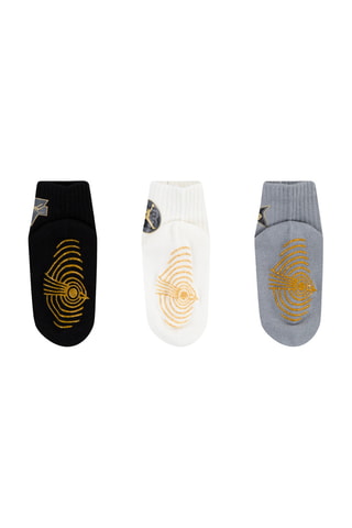 3 paires de chaussettes - Noir, blanc et gris foncé