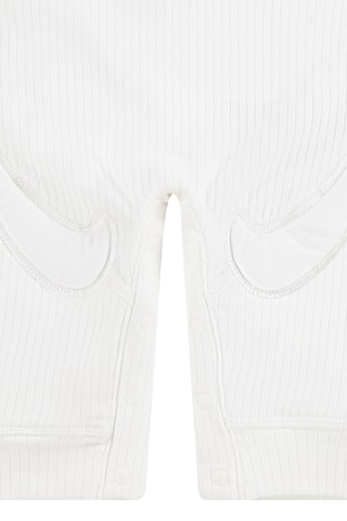 Combinaison en coton biologique - Blanc