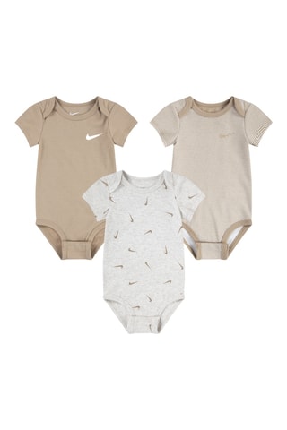 3 bodys - Beige et gris