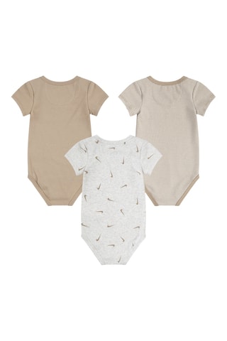 3 bodys - Beige et gris