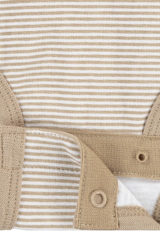 3 bodys - Beige et gris
