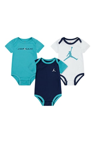 3 bodys - Vert clair et blanc