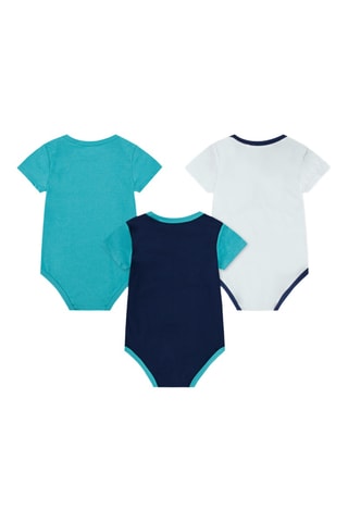 3 bodys - Vert clair et blanc