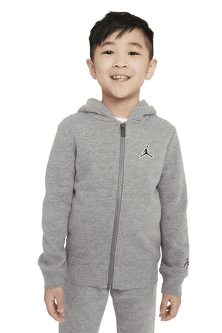 Sweat à capuche et pantalon polaires - Gris chiné
