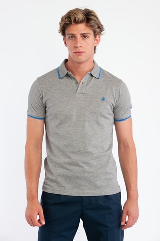 Polo - Gemêleerd Lichtgrijs - Harmont & Blaine Jeans