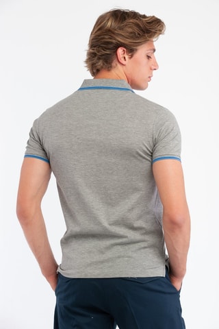 Polo - Gemêleerd Lichtgrijs - Harmont & Blaine Jeans