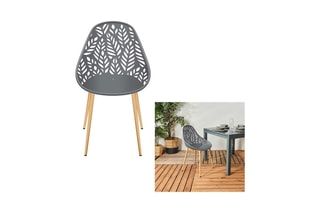 2 Buitenstoelen Lucena - Grijs
