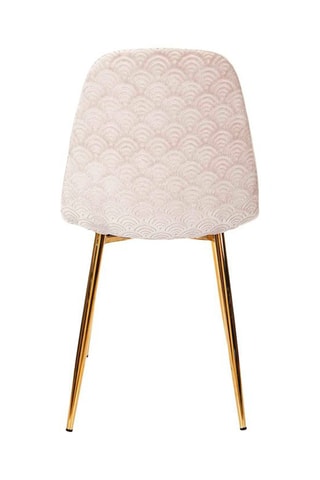 2 Stoelen Royal 
Grijs en Goudkleurig
