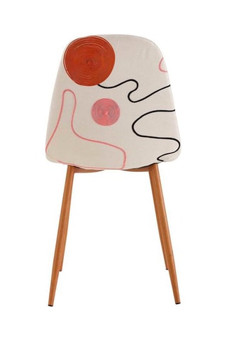 2 Stoelen Poésie Nude Palette - 
Bruin en Beige