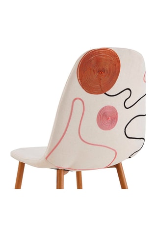 2 Stoelen Poésie Nude Palette - 
Bruin en Beige