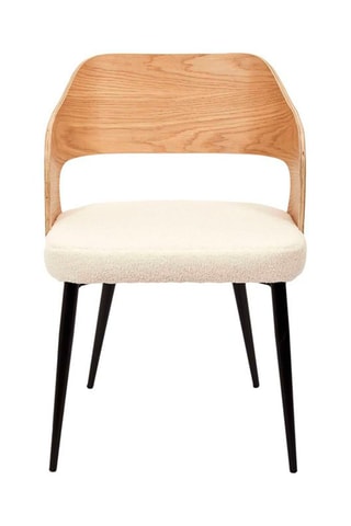 2 fauteuils Loki Hygge 
Naturel en Crèmekleurig