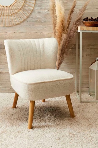 Fauteuil Erika Hygge 
Naturel en Wit