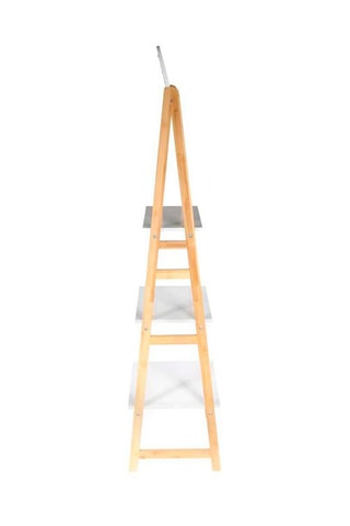 Houten Spiegelrekl Copenhague  - 43 x 163 x 36 cm - Naturel en Wit