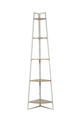 Hoekwandelement Wit en Beige