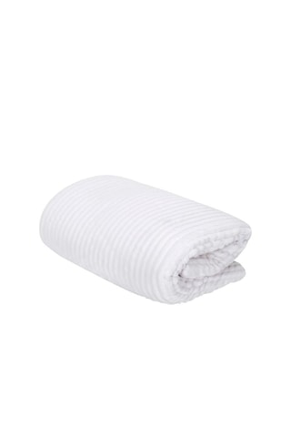 Plaid Sherpa Crèmekleurig en Wit