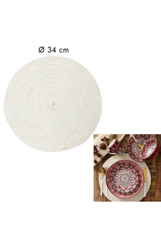 6 Placemats - 34 cm