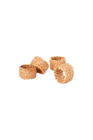 8 Juten Servetringen 
4 cm