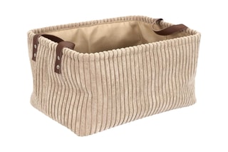 3 Opbergmanden Taupe - 20 x 36 x 26 / 23 x 20 x 16 cm