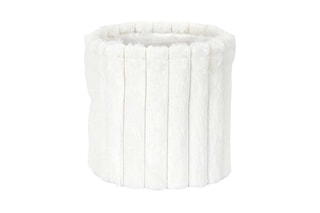3 Opbergmanden 30 x 30 / 25 x 25 / 20 x 20 cm - Wit