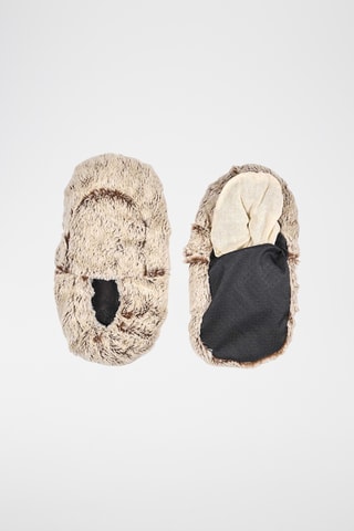 Opwarmbare Pantoffels - Beige