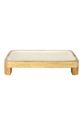 Mangohouten Serveerschaal Nerina - 30 x 14 x 5,5 cm