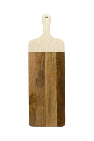 Mangohouten Serveerplank Nerina - 58 x 19 x 1,5 cm