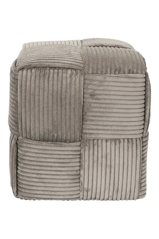 Poef Scott - Taupe - Polyester