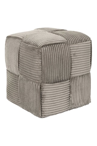 Poef Scott - Taupe - Polyester