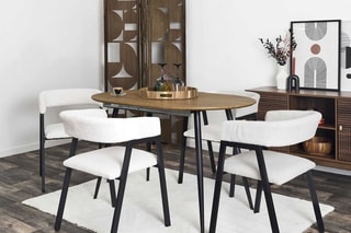 2 Fauteuils Scott - Beige - Polyester