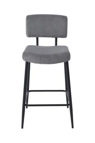 2 tabourets Eko - Gris et noir