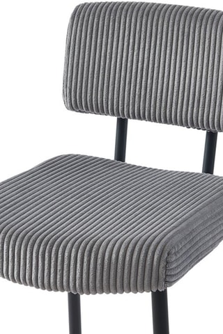 2 tabourets Eko - Gris et noir