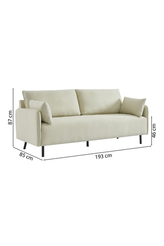 Canapé droit Gabin - Beige