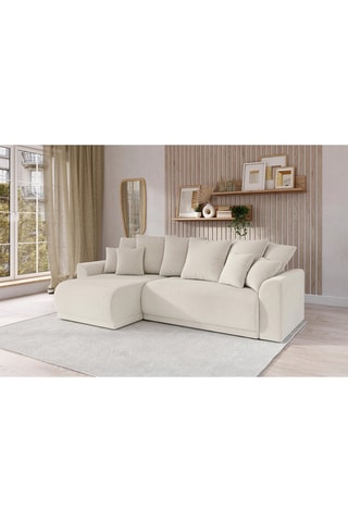 Canapé d'angle réversible convertible Nova - 
Beige