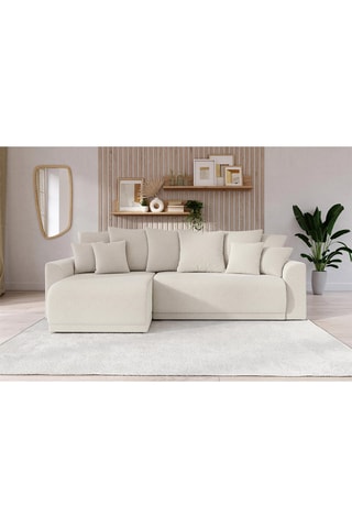 Canapé d'angle réversible convertible Nova - 
Beige