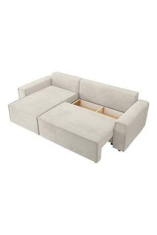 Canapé d'angle réversible convertible Mira - 
Beige