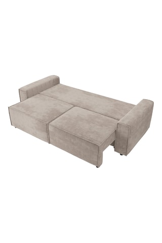 Canapé droit Mira convertible - Grège