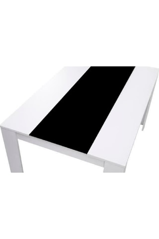 Table de séjour Damia Blanc et noir