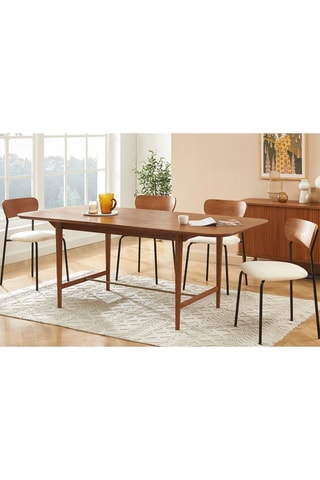 Table extensible Jill - Imitation bois