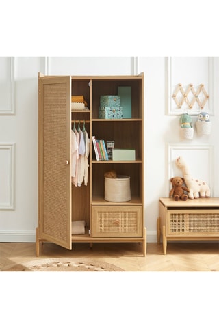 Armoire 1 porte Pablo - Naturel